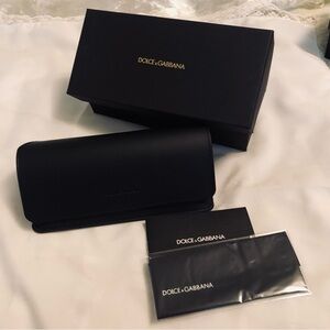 Dolce & Gabbana Black Eyeglasses Clutch
